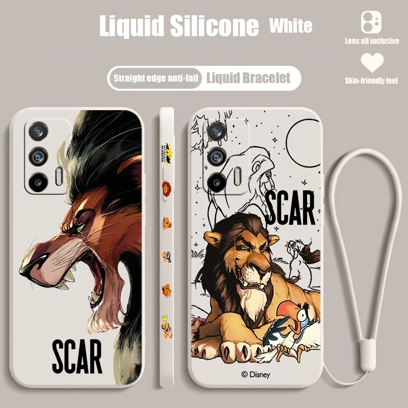 

The Lion King Scar For OPPO Reno 10 9 8 7 6 5 4 Z SE Pro Plus Lite Lite Liquid Left Rope Silicone Soft Phone Case