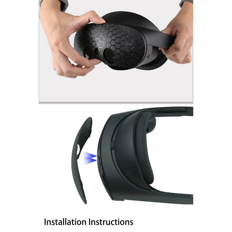 Kunststoffs chutz hülle für Quest Pro VR Headset Shell Brille k1kf