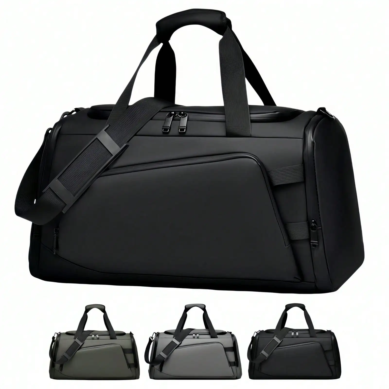 Gym Bag For Women Men Travel Duffle Bag For Women Men With Shoes Compartment Sports Gym Tote Bag Weekend Bag Overnight Bag Yoga Mat Bag For Swimming, Basketball Pink Women's Large Capacity Yoga & Fitness Bags, Separate Shoe Cabinet - Durable Polyester