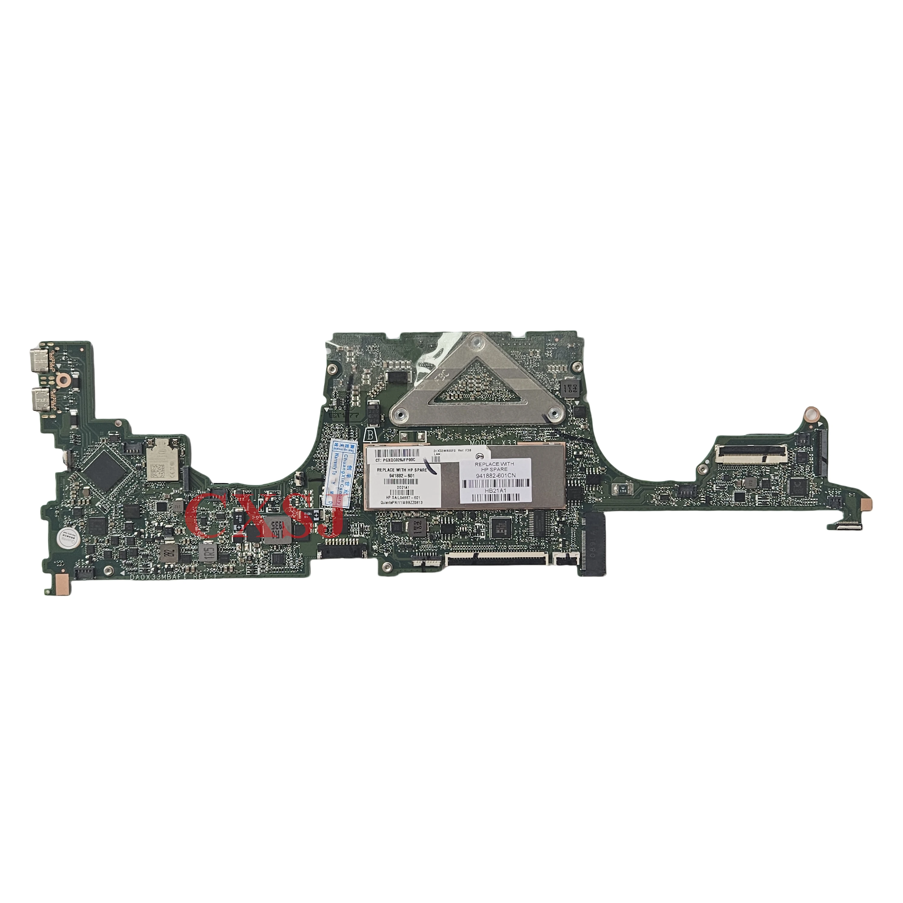 941884-601 941883-601 DA0X33MBAF1 For HP Spectre X360 13-AE 13T-AE X33 laptop motherboard With I7-8550U I5-8250U CPU 8/16GB RAM