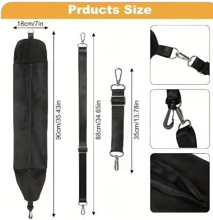 Travel Pillow With Storage Pouch Adjustable Polyester Neck Support Comfortable&Lightweight