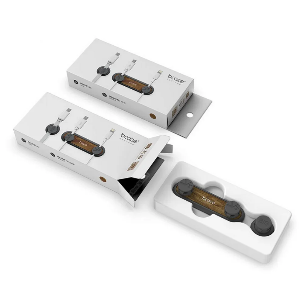 BCASE منظم سطح المكتب كابل مغناطيسي ، حامل الإدارة ، مقاطع سلك كابل Tup لمنظمي المكاتب المنزلية الذكية Youpin