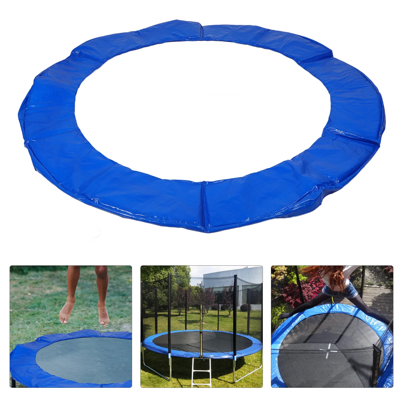 

Trampoline Round Edge Cover Pad Replacement Waterproof Safety Ring Cushion Spring Padding Protection Mat Outdoor Trampoline