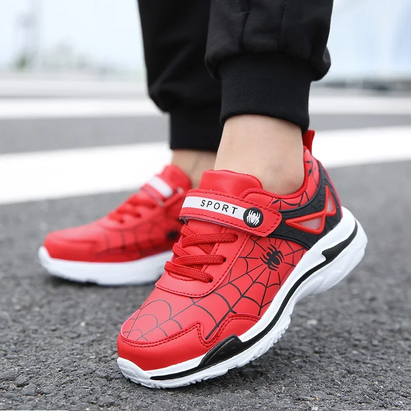 2024 New Fashion Kids Sports Shoes Casual Leather Sneakers Children Running Shoe Student Gym Trainers Boys Girls Walking Shoes