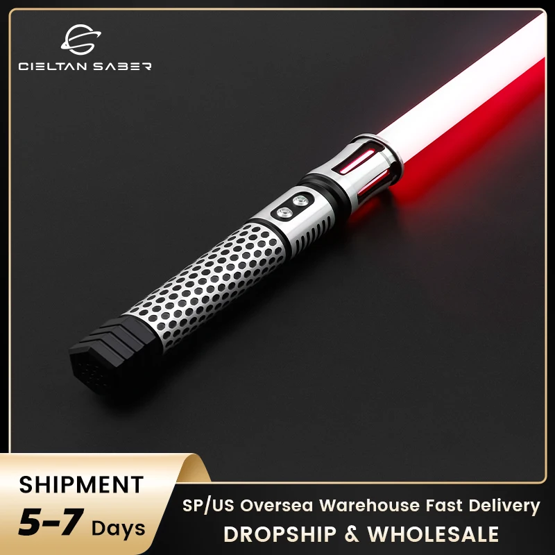 TXQSABER Neo Pixel Lightsaber Proffie2.2 Smooth Swing Metal Handle With LED Strip Blade Christmas Cosplay Jedi Toys Skeleton