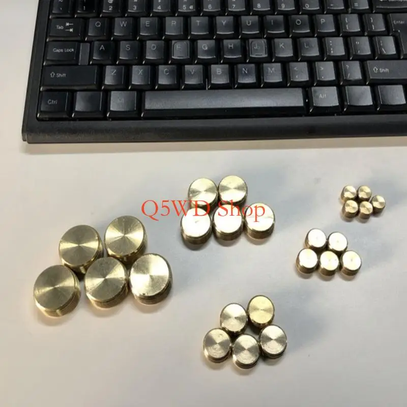 Q5WD PRASS PIPE SLIPS مجموعة التشكيلة 10/25pcs ذكور الخيط السداسي الداخلي للذو