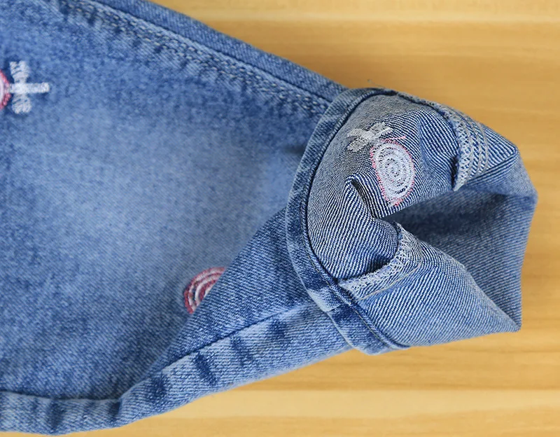 2026 Neue Mädchen-Jeans Kinder Frühling Herbst Mode-Jeans Schlaghosen Mädchen Hochwertige Schleife Freizeit Lange Hosen 0-5 Jahre – Detail 10