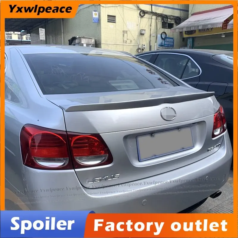 

For LEXUS GS300 GS350 GS430 Trunk Spoiler 2005-2011 LEXUS GS PU Material Rear Trunk Lip Spoiler Wing Body Kit Accessories