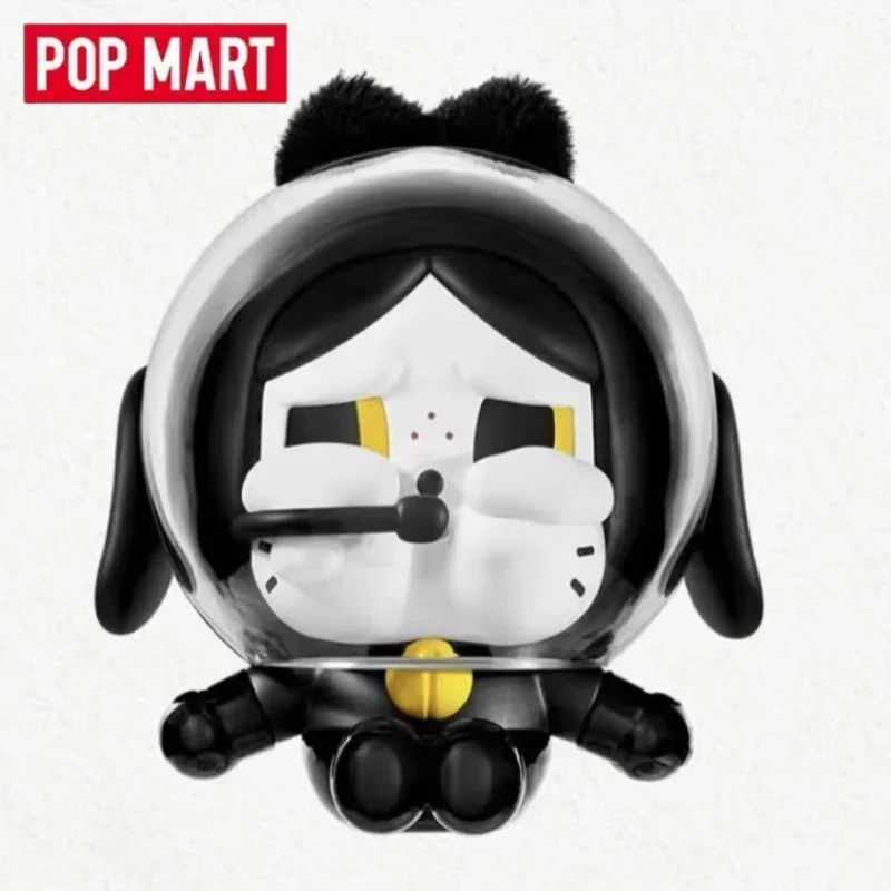 POP MART Crybaby SITTING SPACE CAT Figurines Série Boîte Mystère Authentique Sac Surprise Jouets Poupée Mignonne Figurine Anime Décoration de Bureau