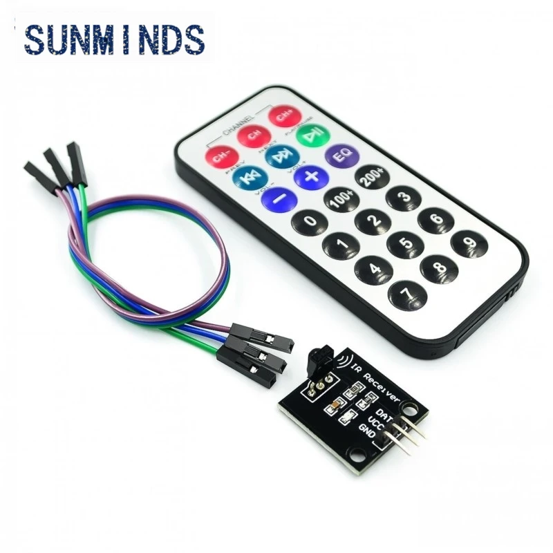 For Arduino Infrared wireless remote control kit robot electronic building blocks infrared decoding