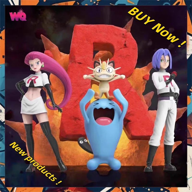 

In Stock Rocket Team Anime Figures Jessie James Figures PVC Model Ornament Decoration Statue Kids Interesting Birthday Gift Toy