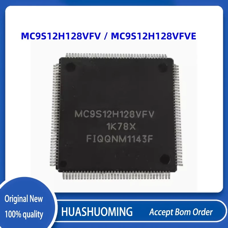 2Pcs/LoT   new  MC9S12H128VFV  MC9S12H128VFVE 1K78X MC9S12H128V   MC9S12H128  MC9S12H   1K78X  TQFP144 