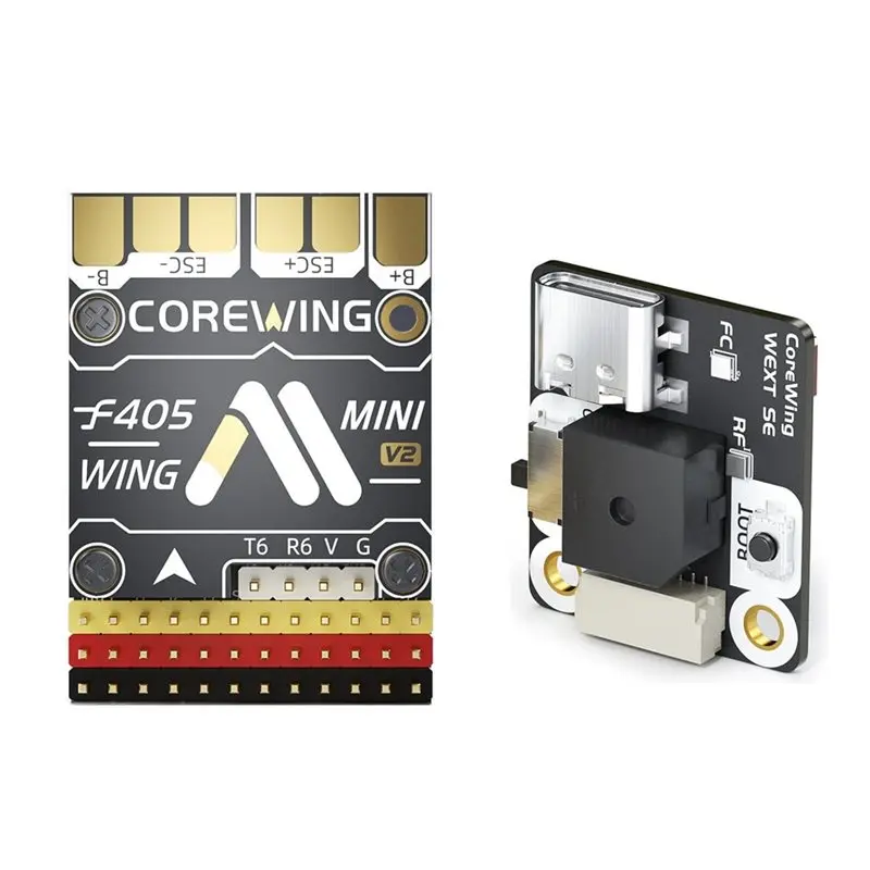 ABUO-F405mini V2 Fixed-Wing Flight Control With Wireless USB Expansion Board RID Features For Fixed Wing FPV DIY Parts