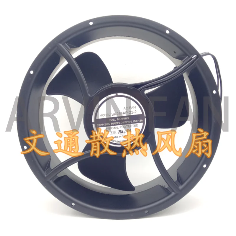 

MODEL SK254AP-22-2 200V-240V 34/37W 0.10/0.15A Fan 25489