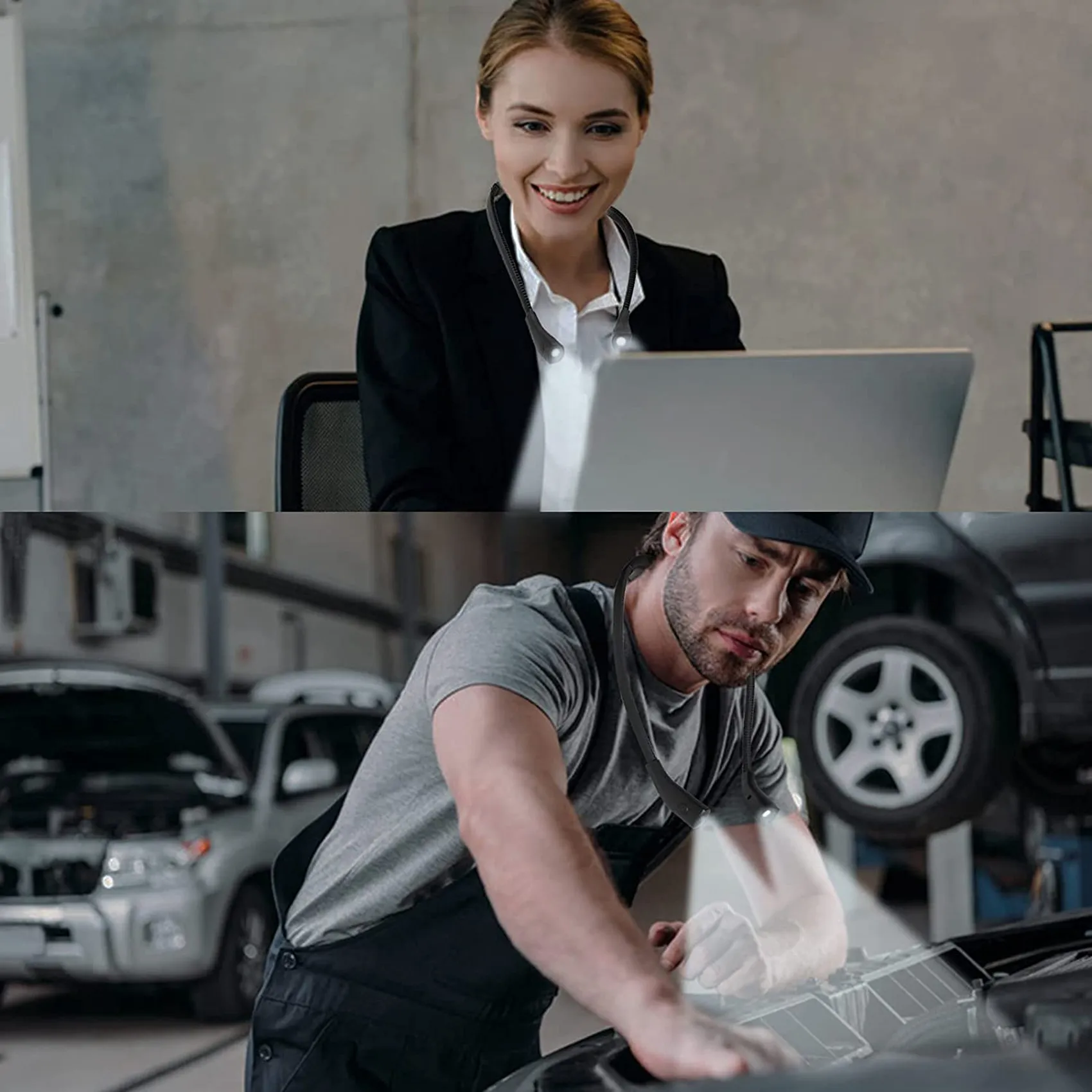 

Перезаряжаемая лампа для чтения на шее AS63, для комфортного чтения в постели, рукоделия, кемпинга, с супергибкими держателями и плавной регулировкой яркости