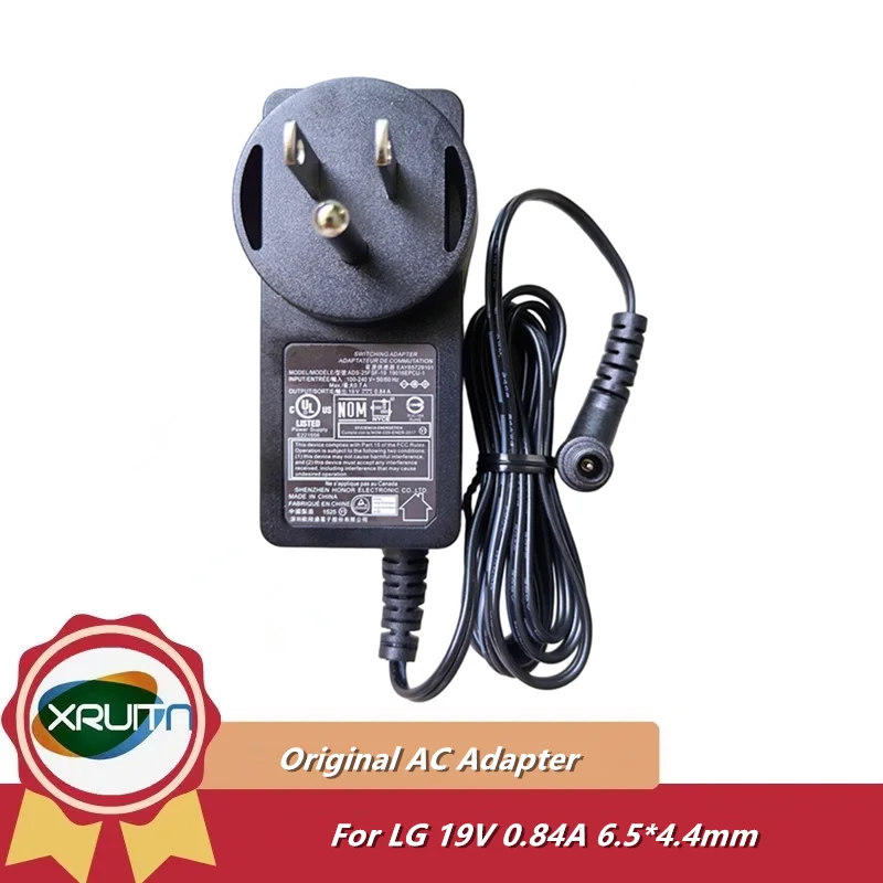 Cargador Original 19V 0.84A AC DC, Adaptador de Corriente para Monitor LG 22MK400H, Fuente de Alimentación de 16W, ADS-18FSG-19, ADS-25FSF-19, LCAP36-E