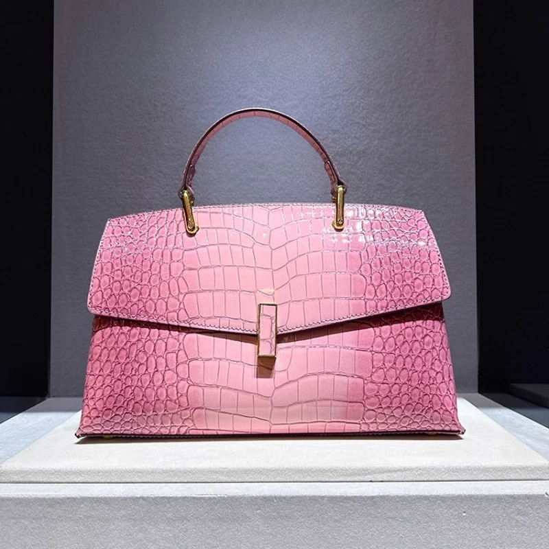 

2025 New Designer Brand Fashion Crocodile Bag Cross-body Handbag Shell Bag for Women Сумка Женская