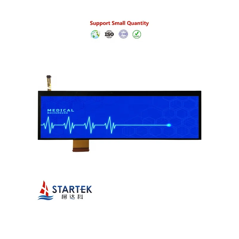 

9.8 inch 1280x320 Bar type TFT IPS display LVDS Interface 9.8 inch lcd