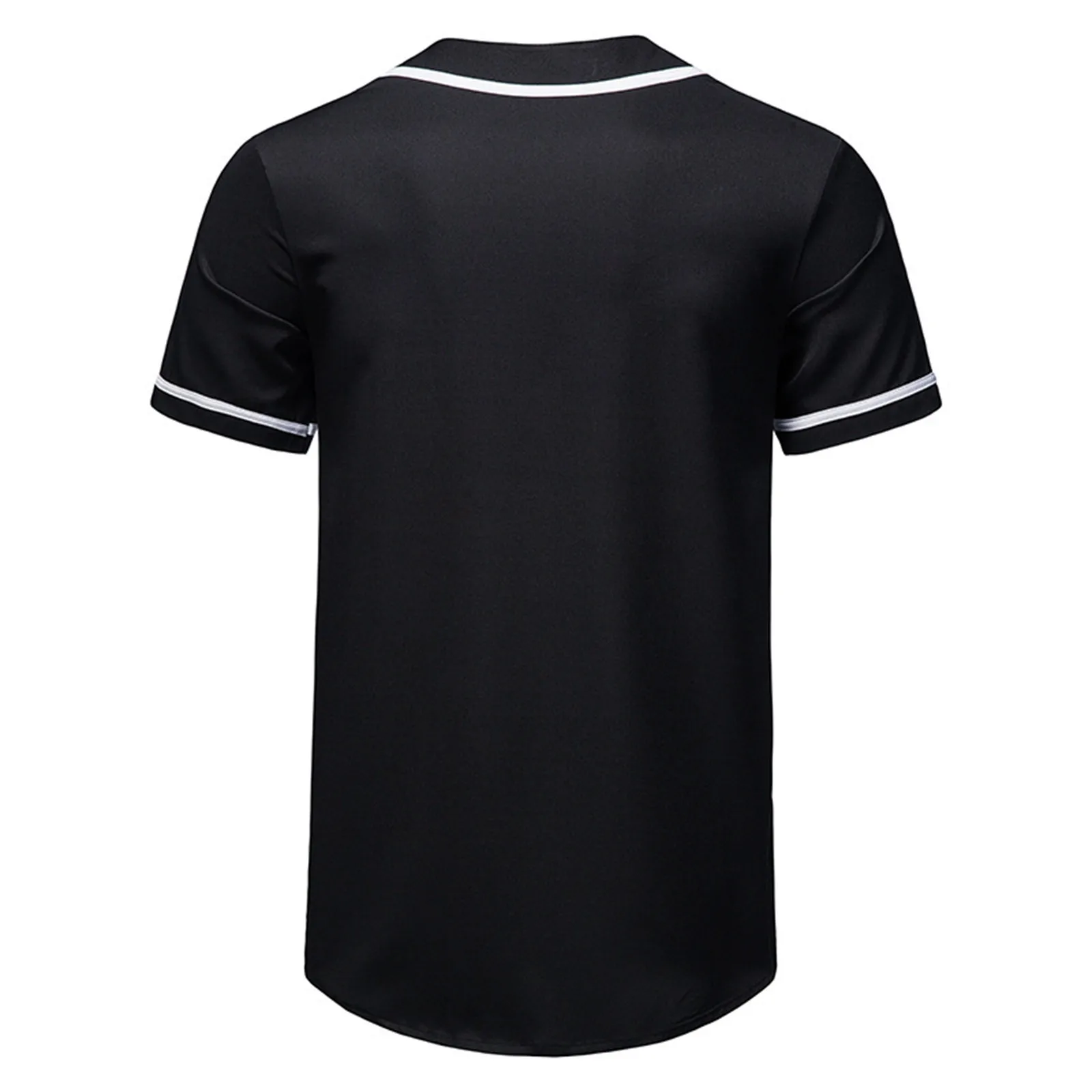 Short-Sleeved T-Shirts For Man Summer Baseball Bottom Shirt Men\'S Tops Fashion Casual T Shirt Thin Cozy Blouse Ropa Hombre