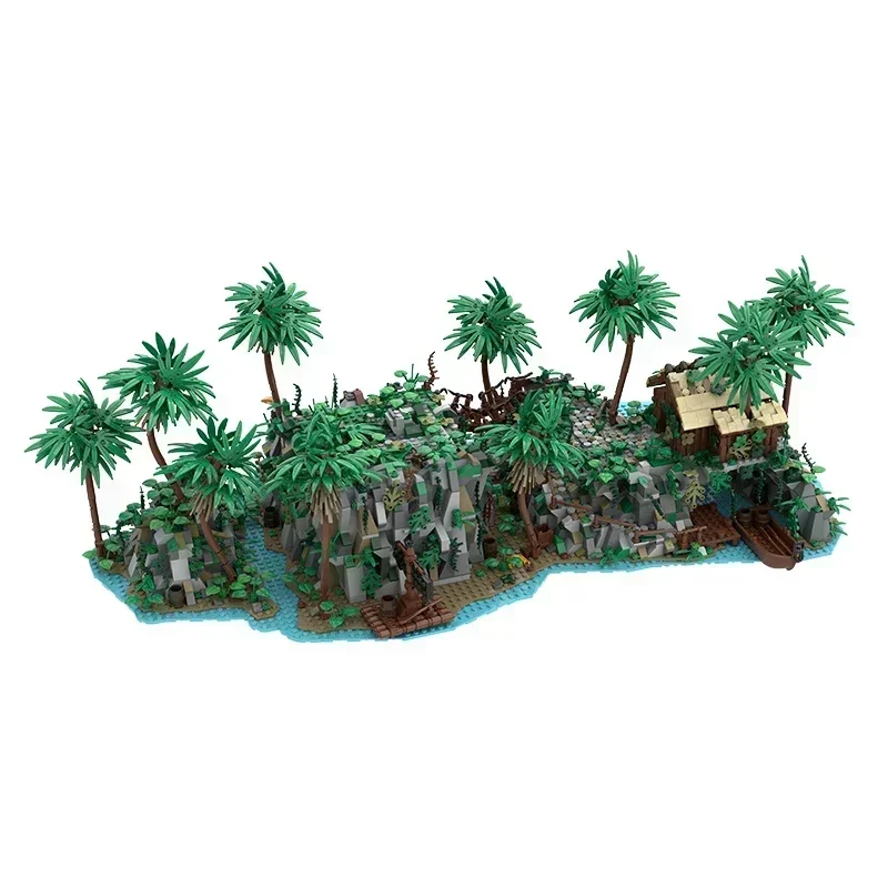 Moc قوالب بناء الثروة جزيرة القراصنة التكنولوجيا وحدات كتل هدايا عيد الميلاد الفيلم الشهير نموذج اللعب لتقوم بها بنفسك مجموعات الجمعية #5