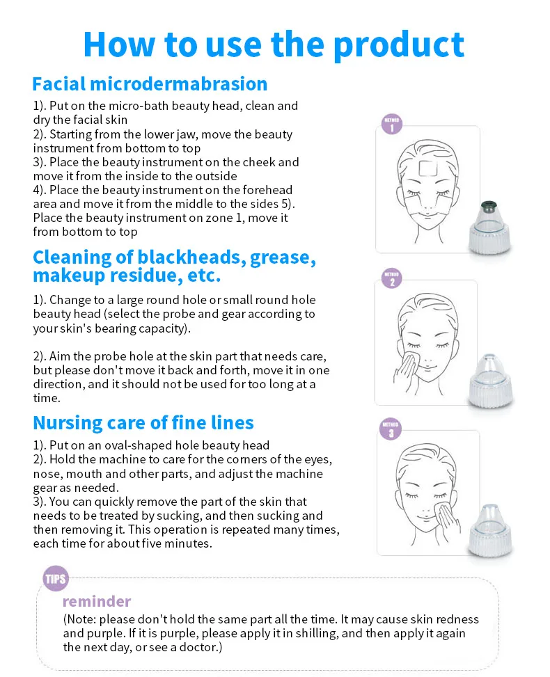 Mee-eter verwijderaar schoonheidsinstrument elektrische reiniger gezichtsporiënreiniger mee-eter verwijderaar