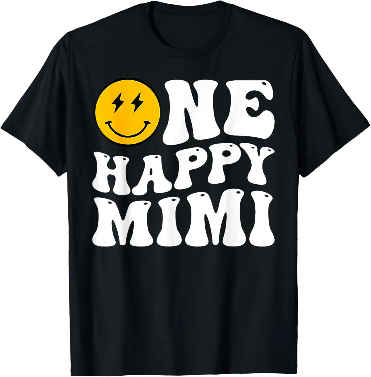 Groovy One Happy Dude Mimi 1st Birthday Family Matching T-Shirt