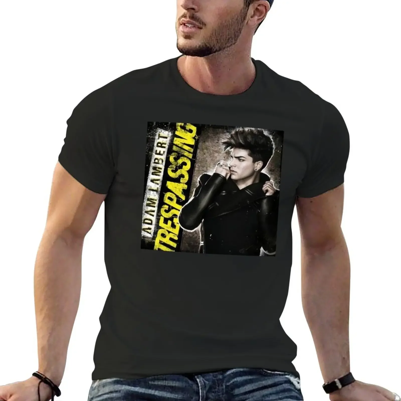 New adam lambert rebon T-Shirt Short sleeve quick-drying t-shirt cute tops mens big and tall t shirts