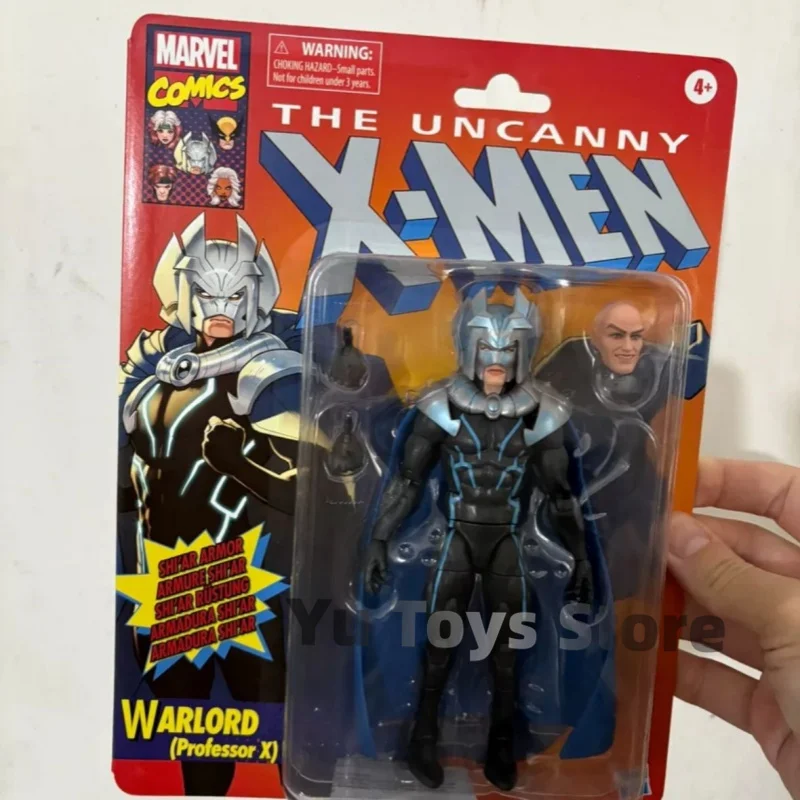 

Подлинная Marvel Legends X-Men Warlord Professor Ретро 6-дюймовая фигурка Коллекционная X Мужская модель Настольный декор Детский подарок-сюрприз