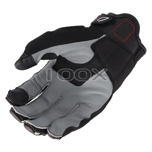 Imagen 2 del producto Guantes GS para motocicleta BMW Motorrad Racing Wear guantes de cuero genuino negro/rojo