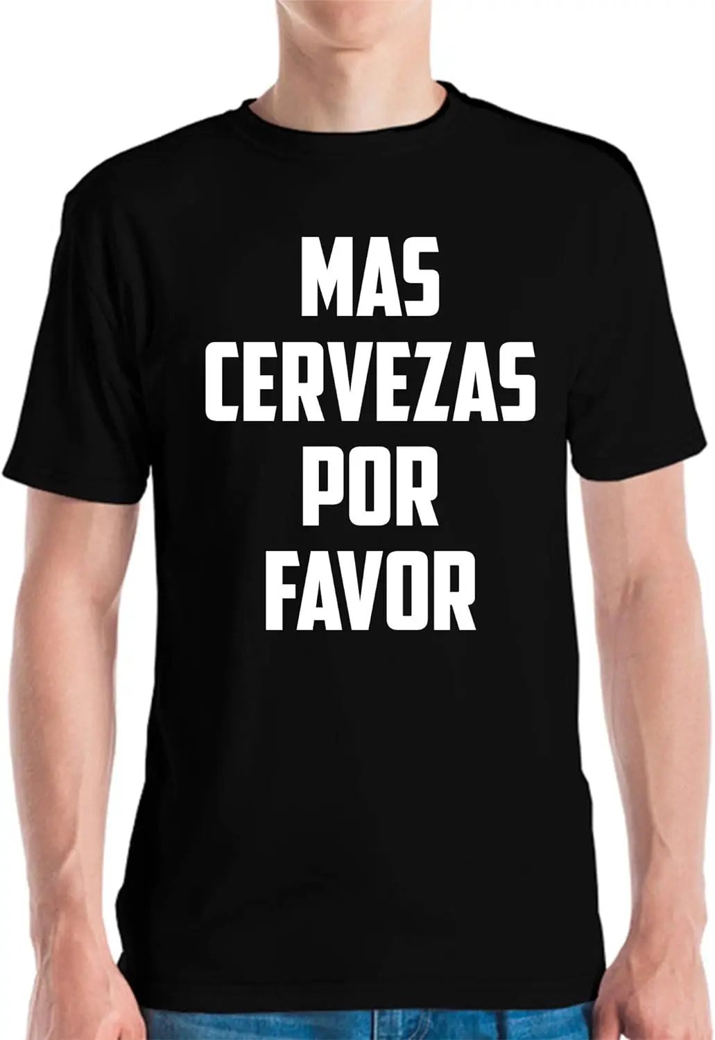 Funny Mas Cerveza Por Favor Mexican Drinking Spanish Beer Lover Gift T-Shirt Men Women Vintage Clothes Graphic T Shirts