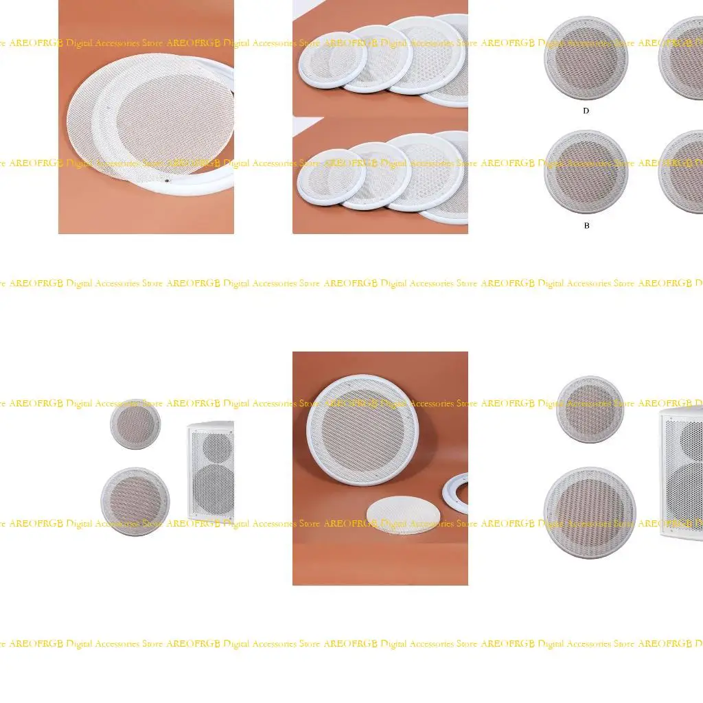 

E21E Car Ceiling Speaker Grill Mesh Protective Cover Subwoofer Grill Circle Guard