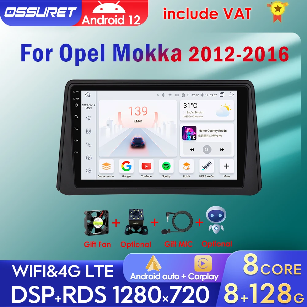 7862 Android Autoradio für Opel Mokka-Wireless Carplay Android Auto Autoradio Multimedia GPS Nr. 2