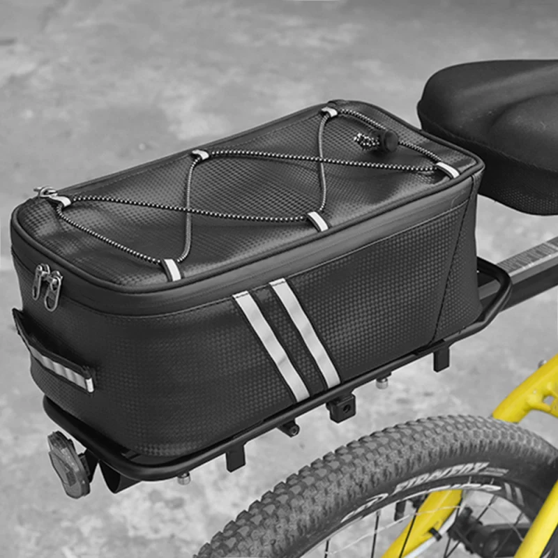 Fahrrad-Gepäckträgertasche 7L Fahrrad-Hecktasche Wasserabweisende Fahrradträgertasche mit Wasserdichter Regenhülle Fahrradausrüstung für MTB Rennrad – Detail 17
