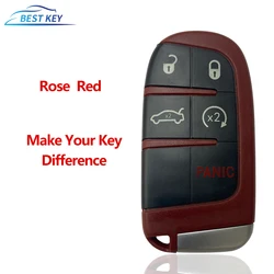 BEST KEY 5 Button Replacement Car Keyless Smart key shell For Dodge Charger Challenger For Jeep Grand Cherokee For Chrysler 300C