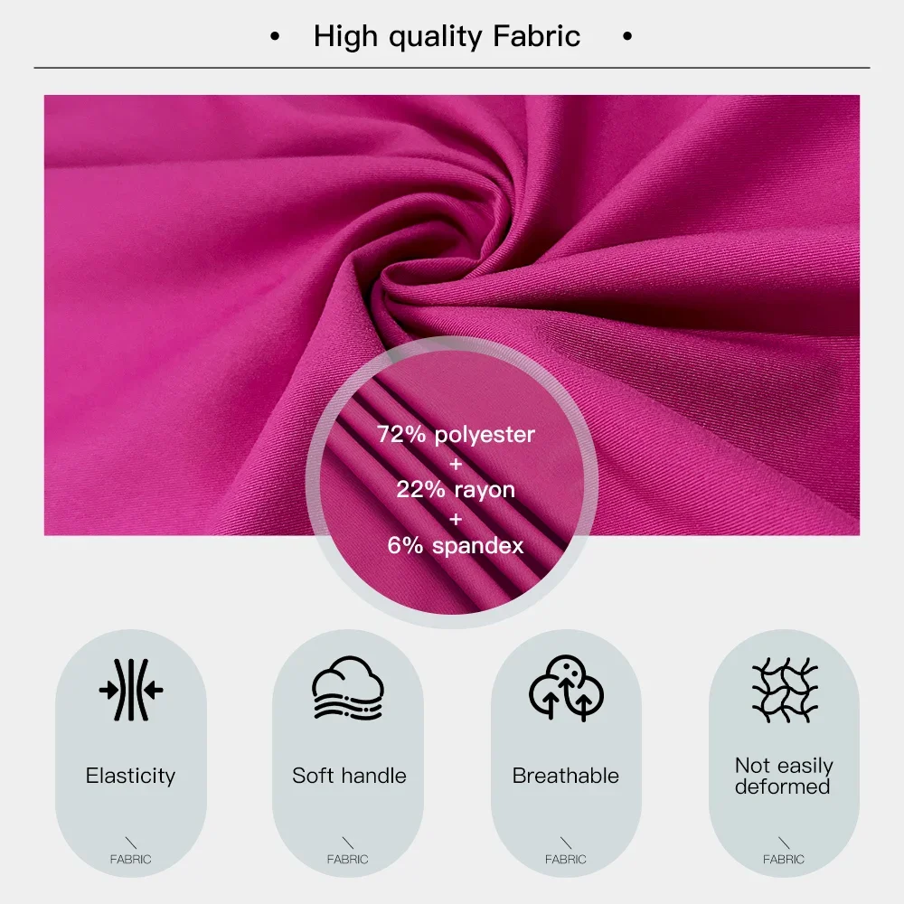Niaahinn Accessori per infermiere Uniforme medica per scrub Unisex Slim Fit Comfort Tuta per chirurgia clinica Uniforme da lavoro per sala operatoria da donna