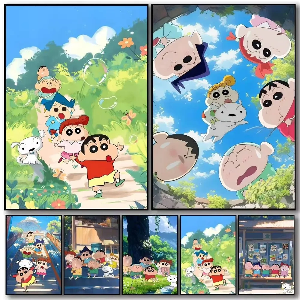 Diamantmalerei Niedlicher Japanischer Anime Crayon Shin-chan Diamant-Mosaik Handgemachte Kunst Exquisites Kreatives Geschenk Heimdekoration