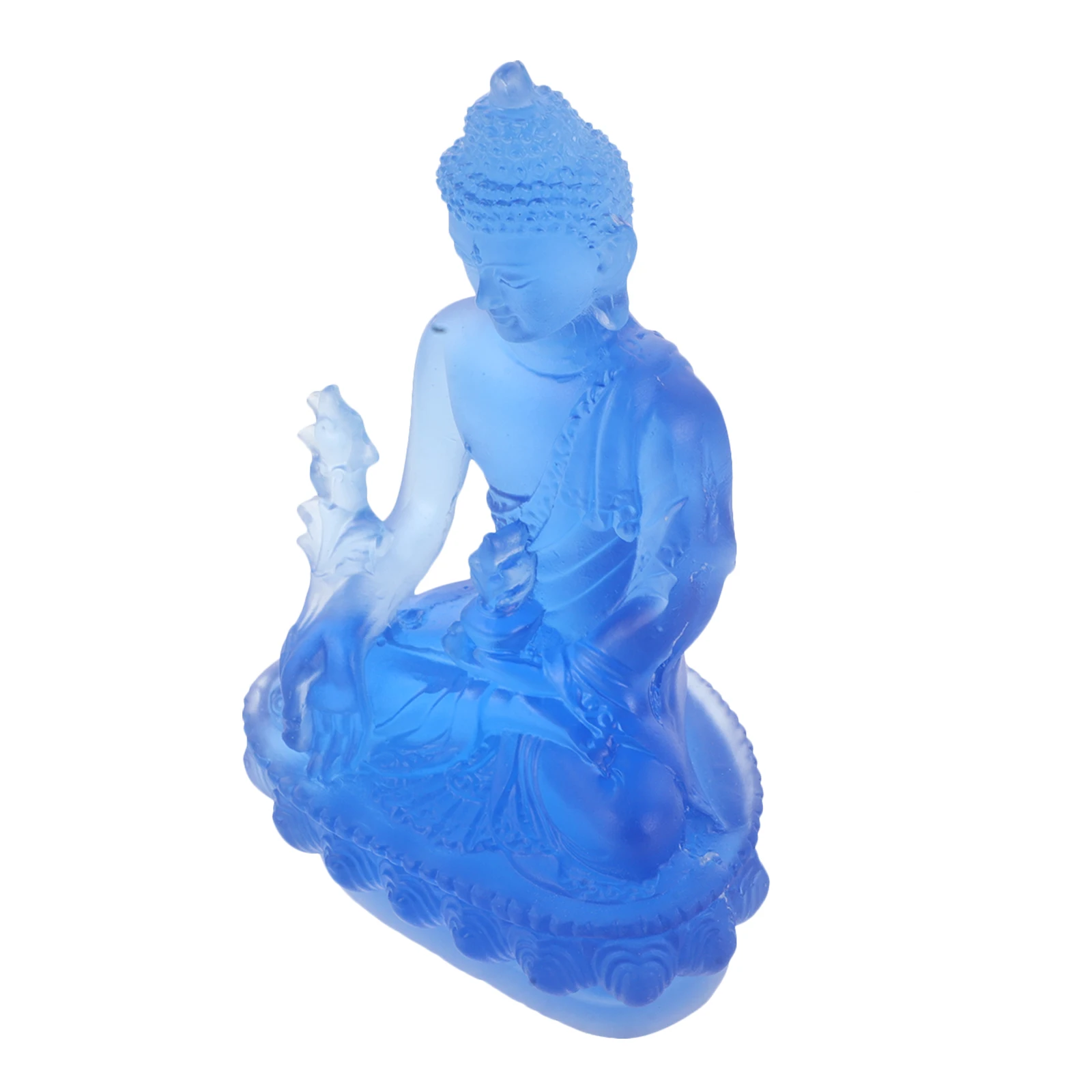 

Buddha Statue Mini Sitting Resin Figurine Home Car Decor Dashboard Accessory Decorative Sculpture Small