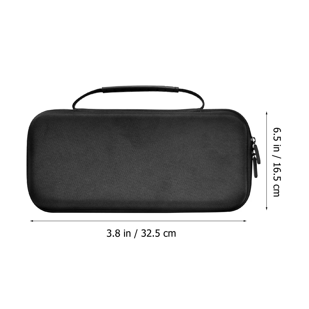 

Game Console Protective Case Storage Bag Travel Suitcase Black Large Capacity Wear Resistant Anti Skid Portable