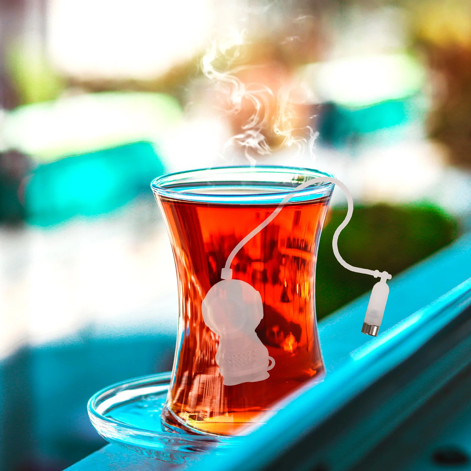 

Reusable Silicone Tea Strainer Loose Leaf Infuser Unique Design Gift for Tea Lovers Elders Friends Gifts for Divers Men