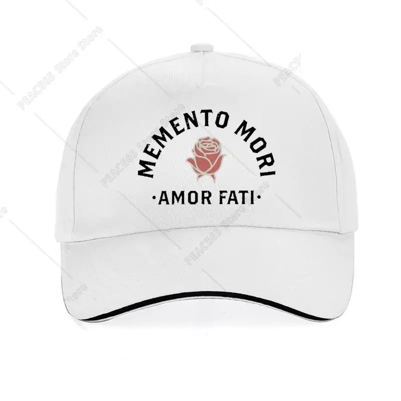 Steampunk Skull Men Hat Memento Mori Philosophy Stoic Amor Fati Baseball Cap Unisex Adjustable Golf Snapback Caps Garros