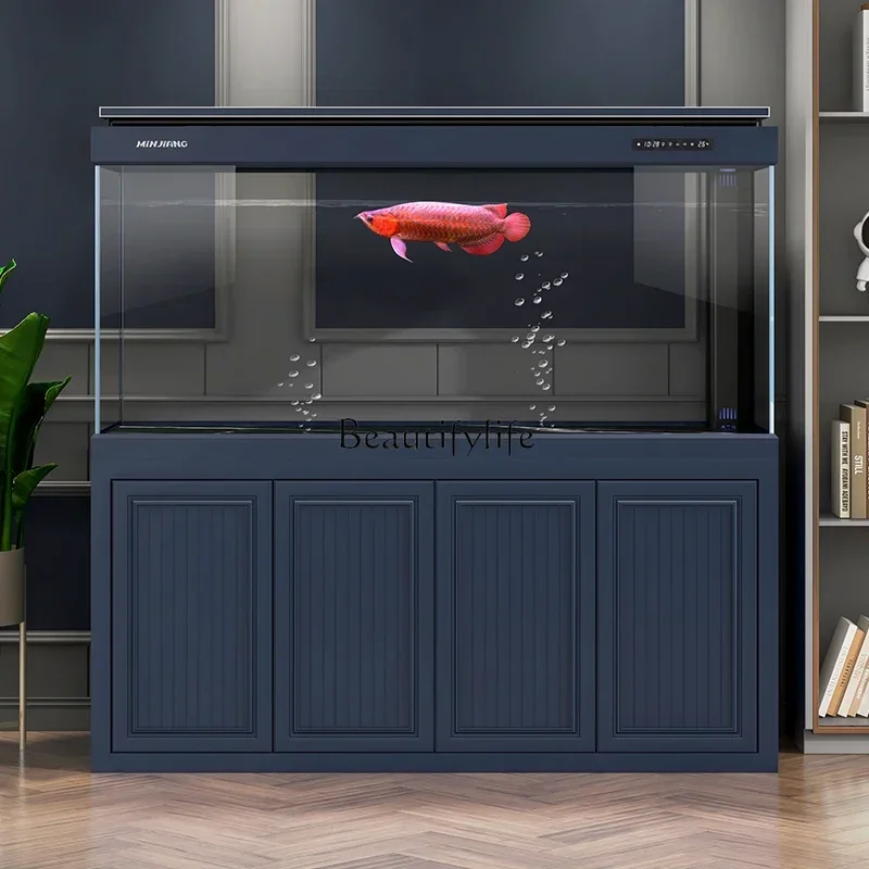 

FG10Professional Grade Dragon Fish Tank Living Room Home Floor Super White Glass Ecological Large Bottom Filter 2023 New