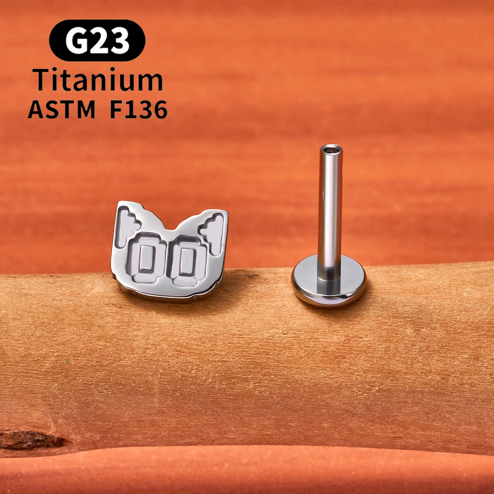 Bijou de piercing corporel en - Flat Back Labret Stud avis et prix