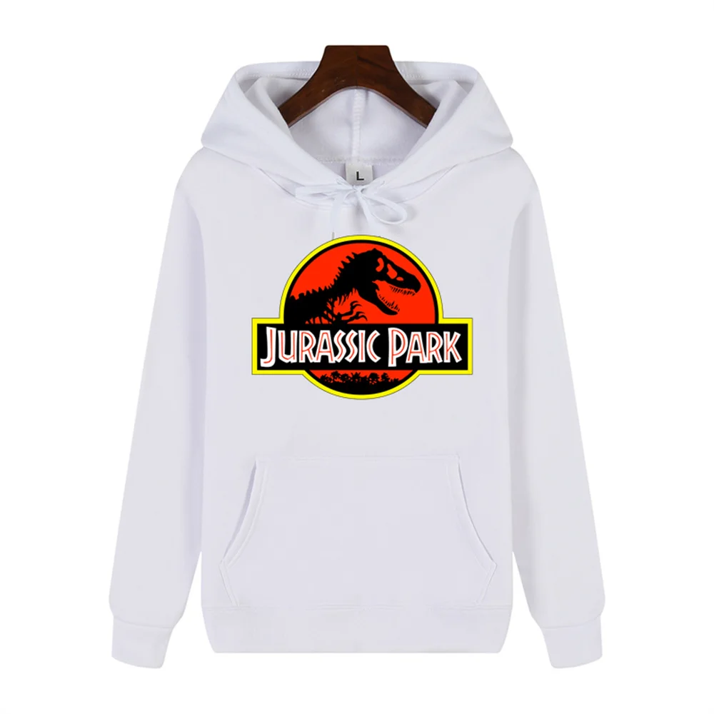 Jurassic Park Personality print Autumn/Winter Comfort soft thickened men\'s high quality casual fashion warm street hoodie