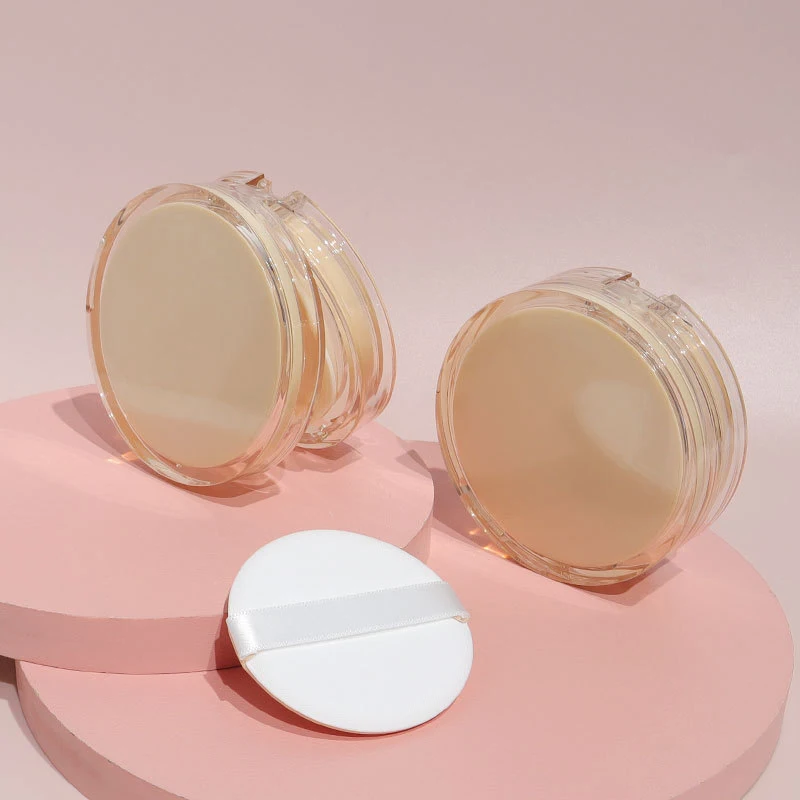 15g Transparent Empty Air Cushion Puff Box Portable Cosmetic Makeup Case Container With Powder Mirror For BB Cream Foundation