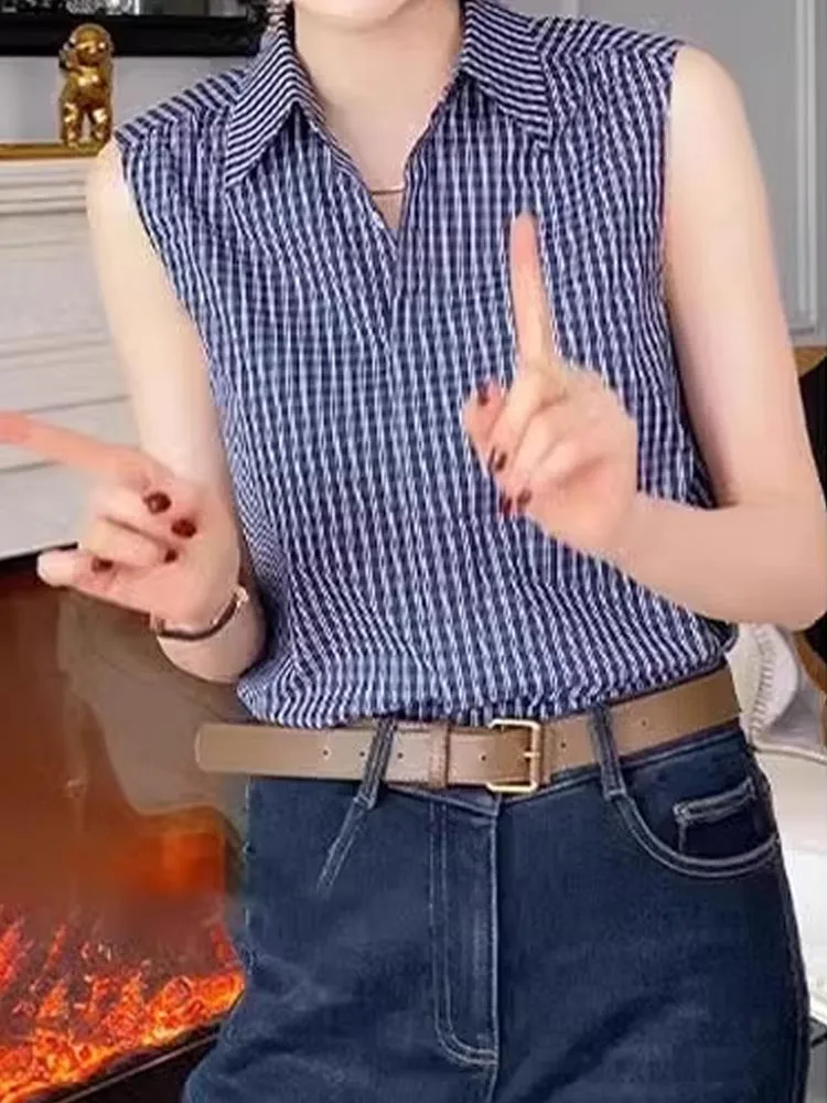 

Повседневный свободный жилет с воротником-стойкой, женский весенний новый универсальный верхний костюм, корейская версия на пуговицах...