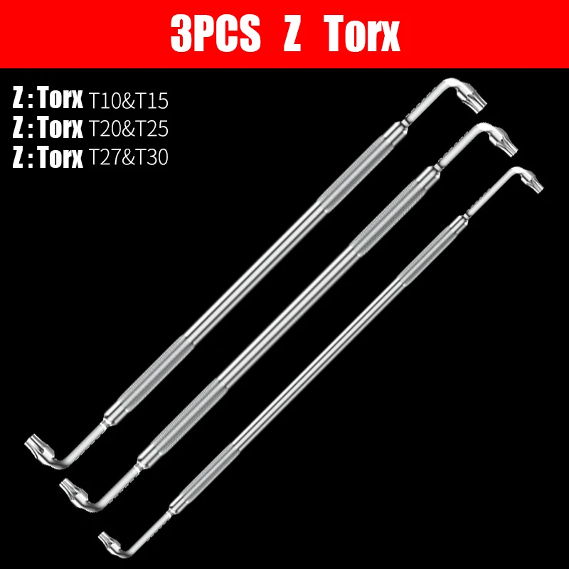 Tournevis de Type Z en forme de L, coude à Angle droit de 90 degrés, décalage et fente avec tournevis court magnétique multifonctionnel