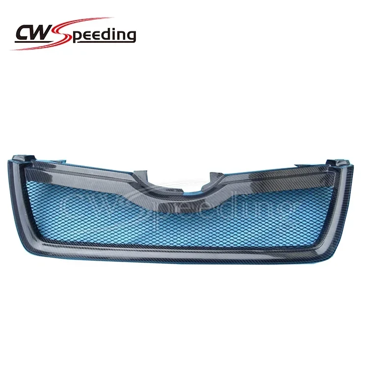 CARBON FIBER FRONT BUMPER GRILLE FRONT GRILLE FOR 2019-2022 SUBARU FORESTER SK