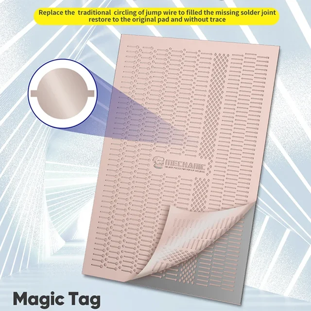 Mechanik lutowniczy magiczny znacznik podkładka lutownicza naprawa kropek naprawa końcówek lutowniczych naprawa punktowa płytki spawalnicze wymień tradycyjną linię muchową