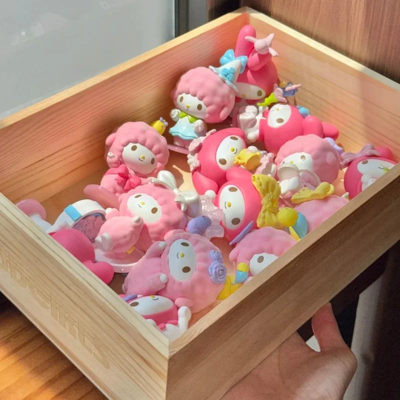 

Sanrio Mymelody& My Sweet Piano Blind Box Cute Anime Doll My Melody Mystery Box Surprise Bag Pvc Desktop Decor Collect Toys New