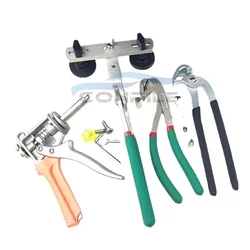 Car Fender Edge Repair Tool Paintless Dent Repair Kit Autobody Repair Tools Car Edge Trimming Pliers Flat Hole Caliper Tool Clip